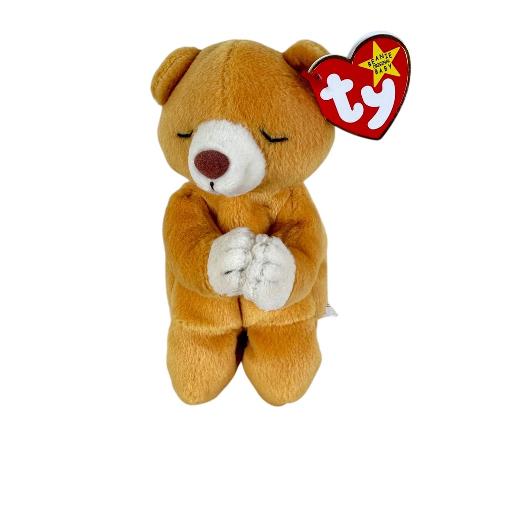 MWMT‎ Vintage Ty Beanie Baby Hope The Bear Plush Praying Eyes 1999 Collectible